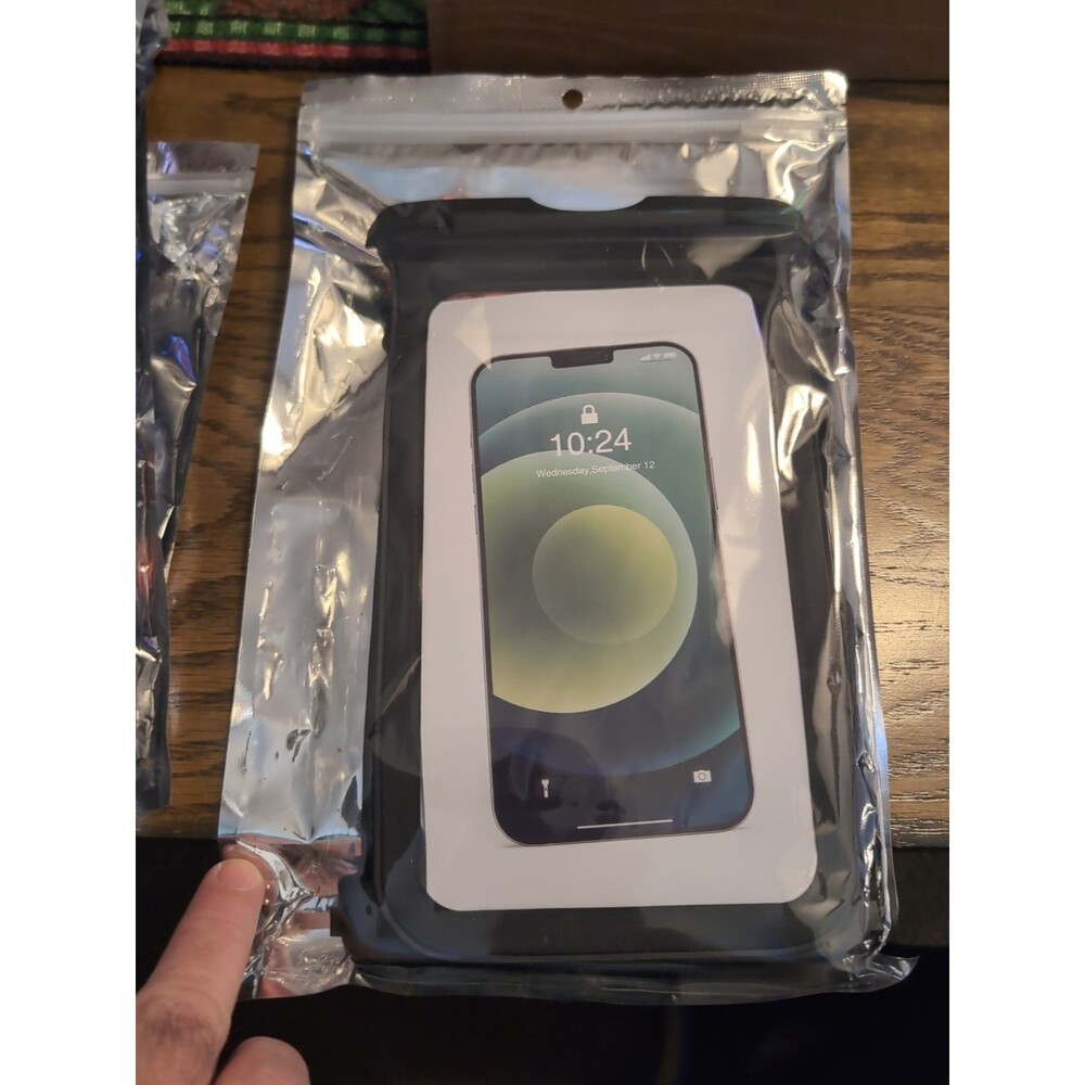 Waterproof Phone Carrying Case Pack Of 2. Carries Phones Up To 10"